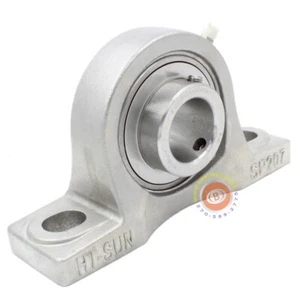 SSUCP207-20  1-1/4&quot; Stainless Steel Pillow Block Bearing - Hi-Sun - Picture 1 of 3
