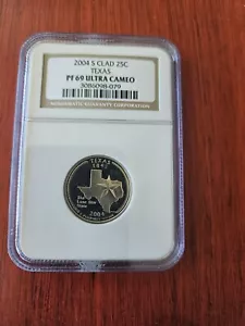 2004 S Clad 25c Texas NGC PF69 Ultra Cameo - Picture 1 of 2