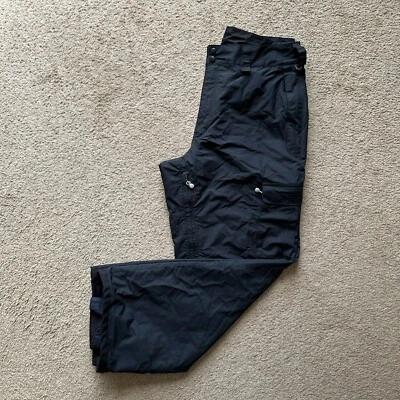 Pantalones de nieve Bonfire para hombre grandes 34x32 negro plata serie nailon impermeables Foto 1 de 4