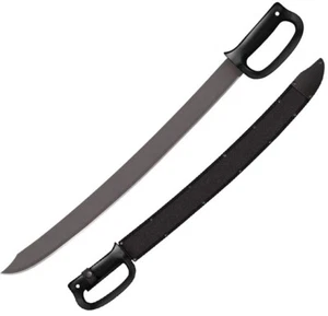 Cold Steel Cutlass Machete Fixed 24" 65Mn Steel Blade Black Polypropylene Handle - Picture 1 of 4