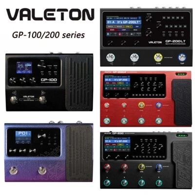 Procesador de efectos de guitarra VALETON/amplificador de bajo IR FX expresión de bucle estéreo GP-200/100 Foto 1 de 4