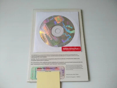 Microsoft Windows 2000 Full Install Operating System MS WIN 2K *Sealed* - Image 1 of 4