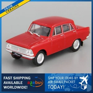 Moskwitsch 408 Elite rote sowjetische Limousine UdSSR 1964 Bj. 1/43 Maßstab Druckguss Modellauto - Bild 1 von 12
