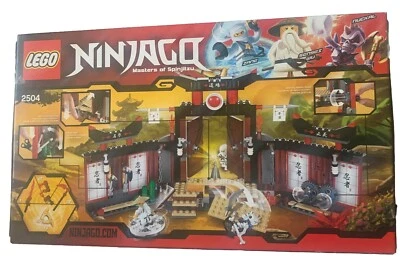 New! Lego 2504 Ninjago Spinjitzu Dojo w/Sensei Wu, Zane & Nuckal Spinner Retired - Image 1 of 4