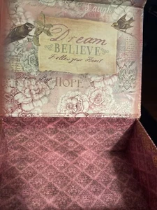 punch studio “live, laugh, love” box with rhinestone flap - Picture 1 of 3