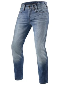 JEANS MOTO REV'IT PISTON 2 MEDIUM BLU CORDURA DENIM ELASTICIZZATO TG 31 - Foto 1 di 2