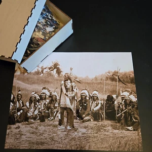 Native American sepia colored jigsaw puzzle - Picture 1 of 1