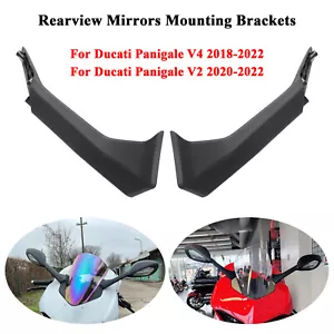 Brazo Espejo Para Ducati Panigale V2 2020-22, V4 18-22 Soportes Para Espejo Retrovisor - Imagen 1 de 15