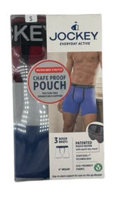 Jockey Everyday Active Men Chafe Proof Pouch Microfiber 6" Boxer Briefs- Small - Picture 1 of 7