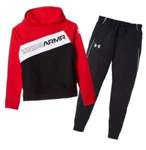 Under Armour Youth Large Pennant 2.0 Jogger Pants & Graphic Pullover Hoodie Set - Picture 1 of 20