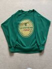 Vintage Guiness Sweatshirt. Green with logo. XL ( but more like L )