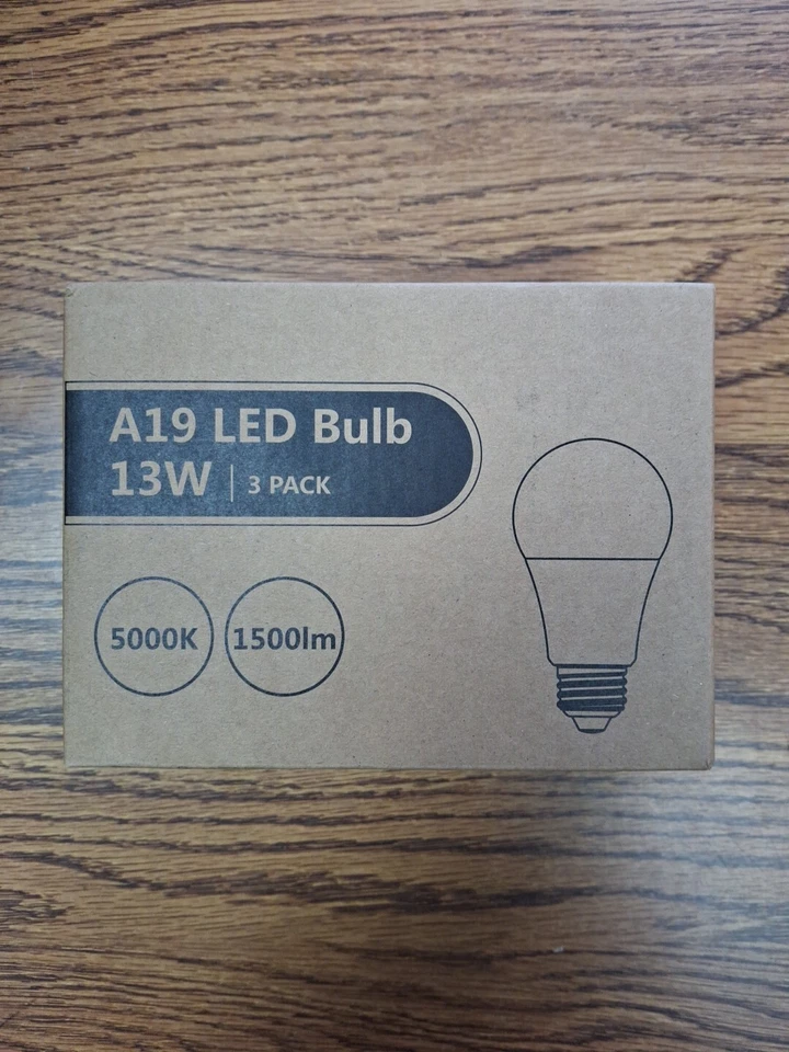 100w Equivalent A19 5000k Daylight Led Light Bulbs 1500 Lumens E26 Base *15 - Image 1 of 1