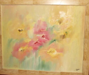 Ölgemälde Abstrakt Modernist signiert - Bild 1 von 12