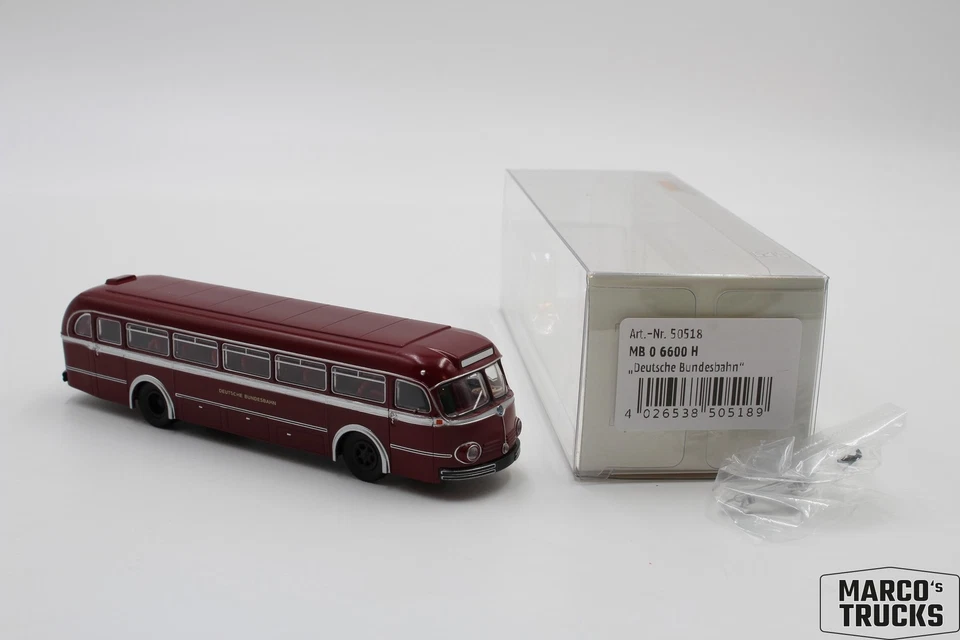 Brekina MB O6600H Linienbus der Deutschen Bundesbahn No. 50518 1:87 /BRN1438 - Image 1 of 1