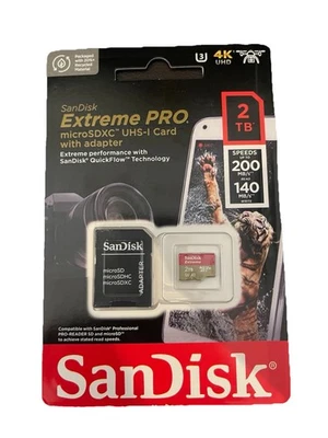 Micro SD Card SanDisk Ultra Extreme Pro MicroSDXC UHS-I Memory Card MicroSDHC - Image 1 of 2