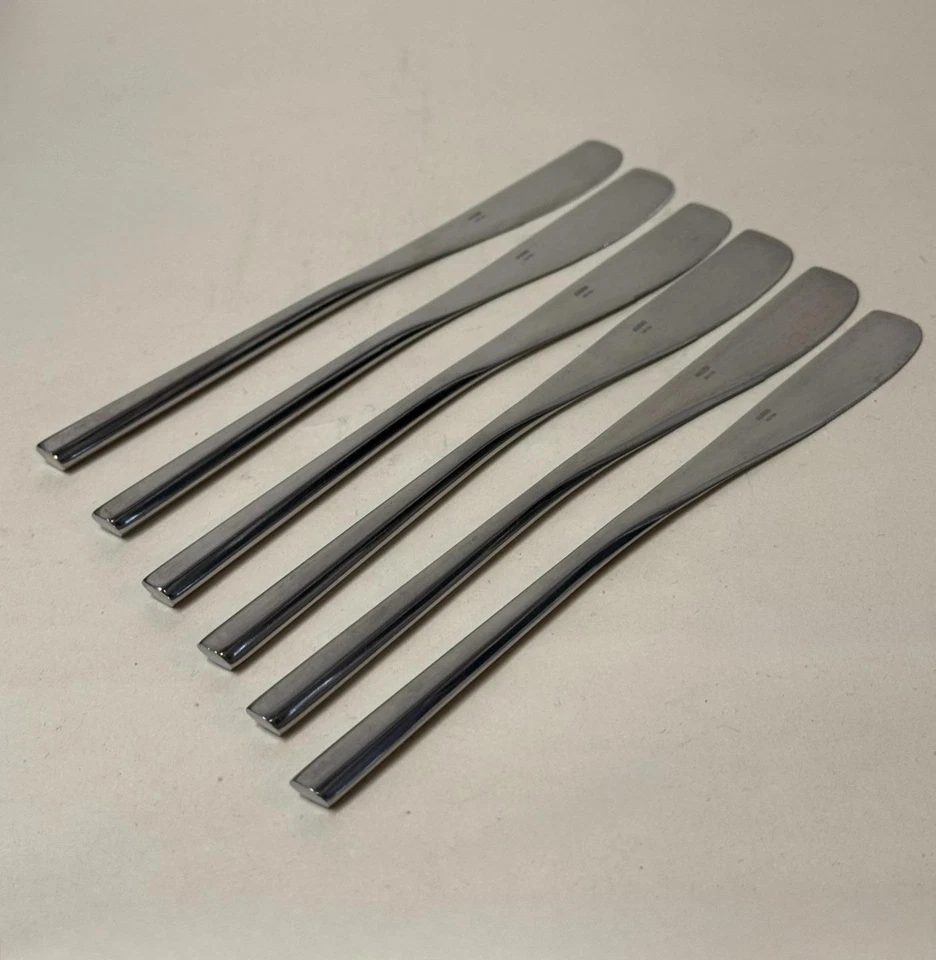 Alessi Cutlery Mu Series Design by Toyo Ito Architect 2013 x 6 Pieces - Image 1 of 1