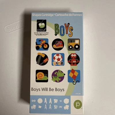 Boys will be Boys Cricut 卡带和覆盖物   — 第 1/3 张图片