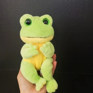 TY Beanie Bellies SNAPPER Green Frog Plush 8" Stuffed Animal  - Picture 1 of 6