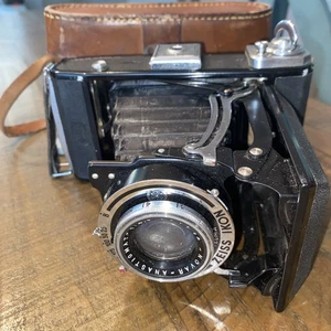 Cámara fotográfica plegable Zeiss Ikon vintage no probada - Imagen 1 de 9