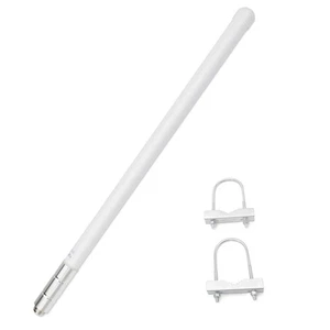 Dual Band Fiberglass Radio Antenna, UHF VHF 144/430mhz Base Antenna, 17 inche... - Photo 1/8