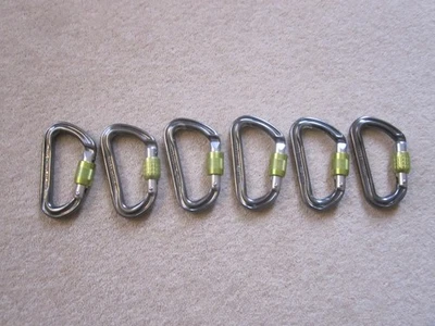 x6 DMM Phantom Screwgate Karabiners/ Carabiners Used Good Condition £14 Each New - Image 1 of 2