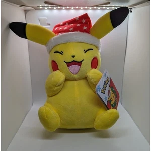 NEW Pokémon Pikachu and Eevee Holiday Plush 8” Toy 2022 With Tags - Picture 1 of 7