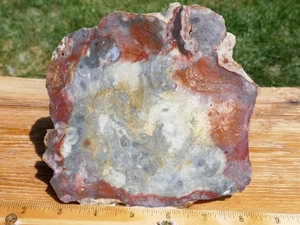 TCR CRAYOLA JASPER/AGATE/LAPIDARY ROUGH SLAB 269 GRAMS - Picture 1 of 5