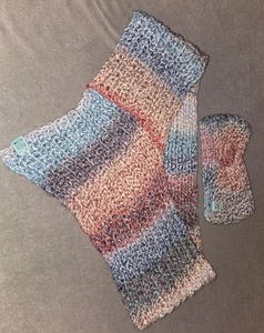 Schal Loop Stirnband Strick Handarbeit Unikat Handarbeit Damen Ungetragen - Bild 1 von 5