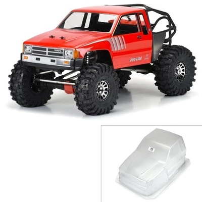 Pro-Line Racing 1985 Toyota Hilux SR5 Cab Only Clear Body for SCX6 PRO362200 - Image 1 of 4