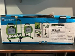 Brand New WOODS 48 LED HIGH-INTENSITY TWIN  WORK LIGHT L1322 - Picture 1 of 15