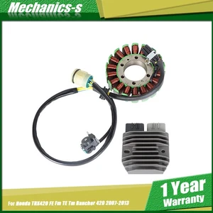 Stator Regulator Rectifier For 2007-2013 Honda TRX420 FE FM TE TM Rancher 420 - Picture 1 of 10