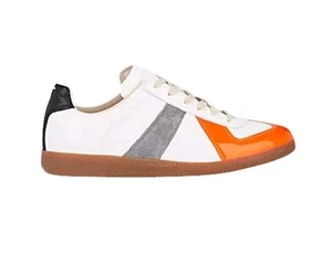 Maison Margiela Replica White Neon Orange Grey Size Men's US 10.5 EU 44 MINT - Picture 1 of 14