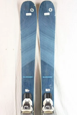 21-22 Blizzard Black Pearl 88 Used Womens Skis w/Bindings 159cm #979721 - Image 1 of 4