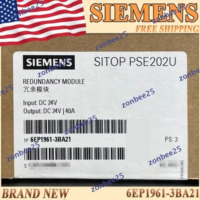 1PZ 6EP1961-3BA21 Nuovo Sigillato Siemens Modulo Ridondanza 6EP19613BA21 Spedizione Gratuita US - Immagine 1 di 3
