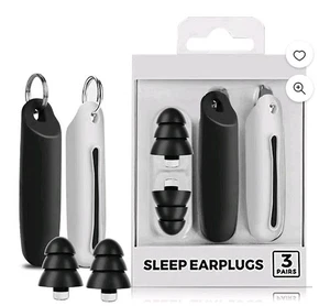 9 Pairs Earplugs for Sleeping Noise Cancelling Reusable Ear Plugs Soft  - Picture 1 of 6