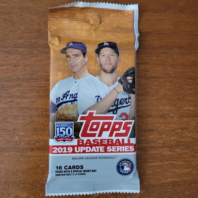 2019 Topps Update Series Retail Pack Look4 Vladdy Jr, Tatis Jr,Alonso,Riley RC's - Image 1 of 4