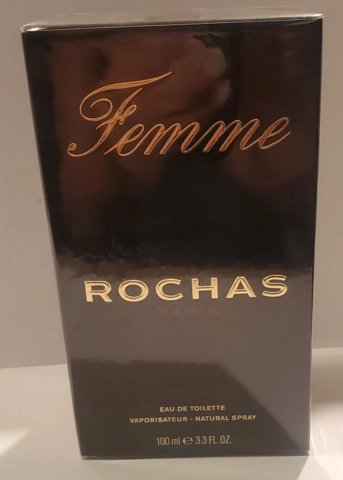 Spray EDT FEMME by Rochas 3,3 OZ ~ Sellado de fábrica ~ Foto 1 de 1