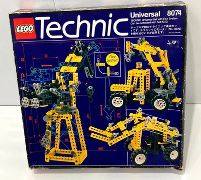 Lego Technic No. 8074 'Universal Set with Flex System ' (1991) with instructions - Image 1 of 4