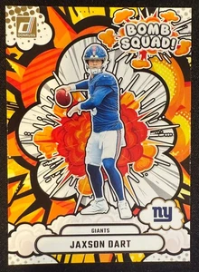 2025 Donruss Jaxson Dart RC BOMB SQUAD #BS-JDT New York Giants Rookie - Picture 1 of 2
