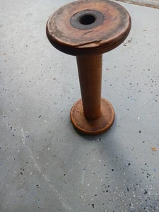 Vintage Antique Wooden Spool  - Picture 1 of 3