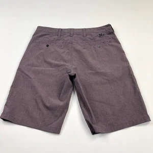 Hurley Phantom 30 (Fit 30W) Polyester Hybrid Land Water 10" Shorts Purple - Picture 1 of 6