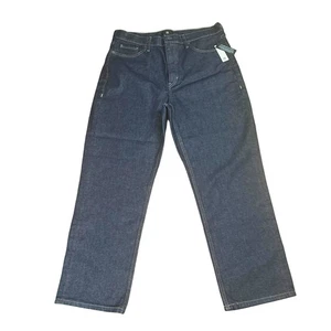 Banana Republic BR Damen 33 dunkelblau hoher Bund gerades Bein Ankle Jeans neu mit Etikett - Bild 1 von 10