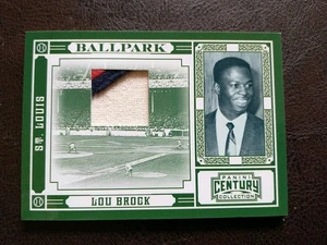 2010 Panini Century Coll. No. 10 Lou Brick Prime Patch #06/25 VG-EX - Picture 1 of 2