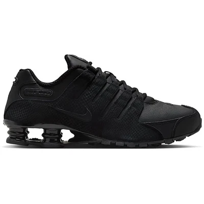 Nike Shox NZ Mens Running Shoes Sneakers Size 13 Triple Black 378341 001 - Image 1 of 4