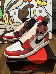 2023 NIKE AIR JORDAN 1 RETRO HIGH OG SPIDER-MAN NEXT CHAPTER MENS 11.5 BRAND NEW - Picture 1 of 7