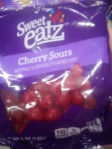 Caramelle Sweet Eatz Cherry Sours aromatizzate naturalmente e artificialmente (1 bustina) - Foto 1 di 1