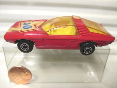LESNEY MATCHBOX MB40 RED VAUXHALL GUILDSMAN Yellow Wins GREY Base                - Image 1 of 4