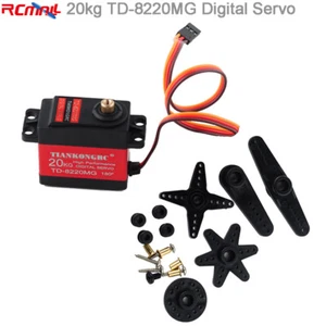 Servomotor de radiocontrol TD-8220MG 20 kg Metal Gear 4,8-8,4V para robot de coche inteligente Arduino - Imagen 1 de 3