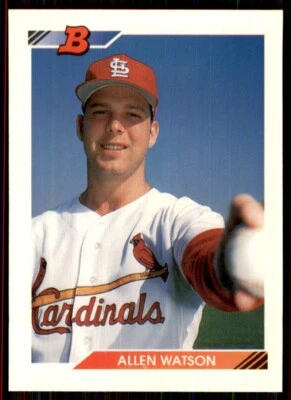 1992 Bowman Allen Watson RC St. Louis Cardinals #634 - Image 1 of 2