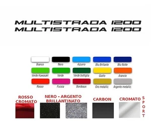 ADESIVI SCRITTA DUCATI MULTISTRADA 1200 (COPPIA) - Imagen 1 de 1